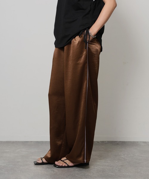 セール】サテンラインパンツ（その他パンツ）｜Floran（フローラン）の