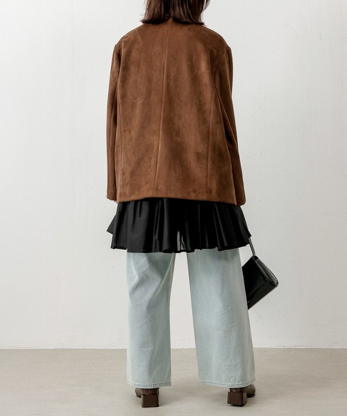 スエードジャケット 【セットアップ対応】（テーラードジャケット