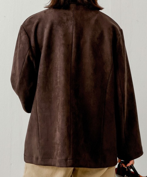 スエードジャケット 【セットアップ対応】（テーラードジャケット