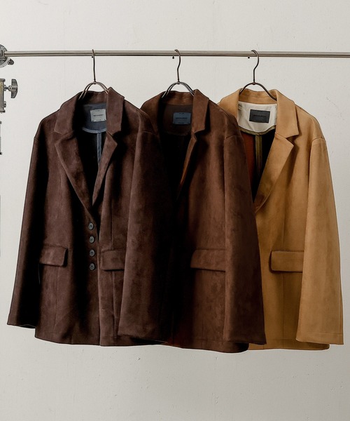 スエードジャケット 【セットアップ対応】（テーラードジャケット