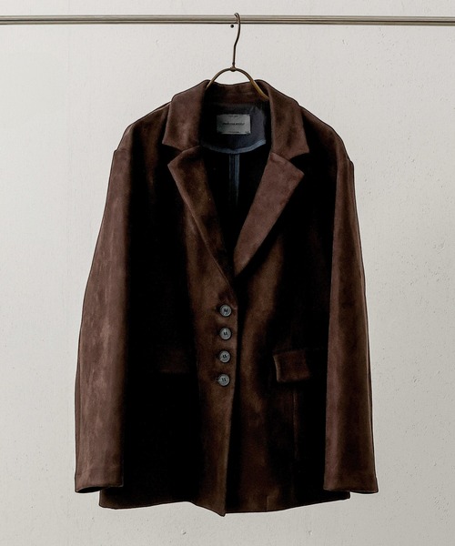 スエードジャケット 【セットアップ対応】（テーラードジャケット