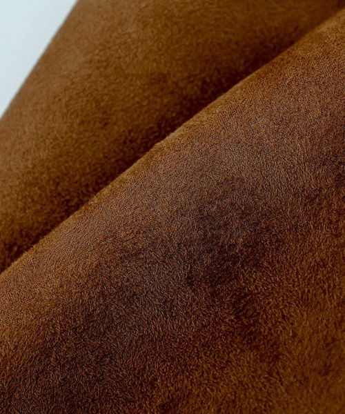 en CAnAF（エンカナフ）の「スエードジャケット 【セットアップ対応】（テーラードジャケット・レディース・ブラウン/ベージュ/ダークブラウン・フリー）」の15枚目の写真