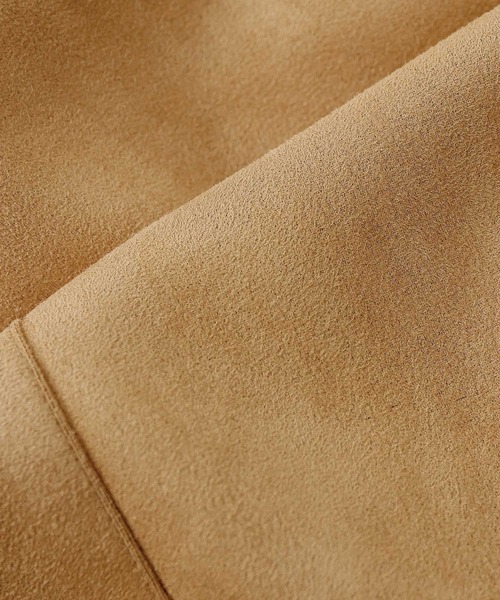 en CAnAF（エンカナフ）の「スエードジャケット 【セットアップ対応】（テーラードジャケット・レディース・ブラウン/ベージュ/ダークブラウン・フリー）」の17枚目の写真