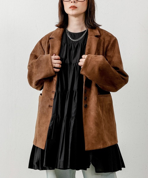 スエードジャケット 【セットアップ対応】（テーラードジャケット