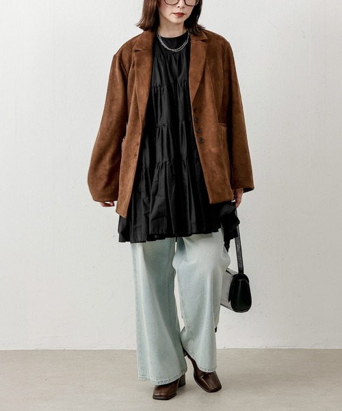 スエードジャケット 【セットアップ対応】（テーラードジャケット