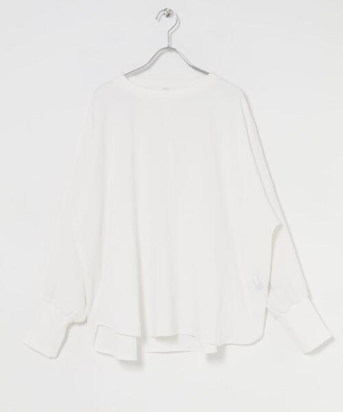 ITEMS URBANRESEARCH（アイテムズ アーバンリサーチ）の「リブドルマンブラウス（シャツ/ブラウス・レディース・ブラック/ホワイト/レッド系その他・FREE）」の13枚目の写真