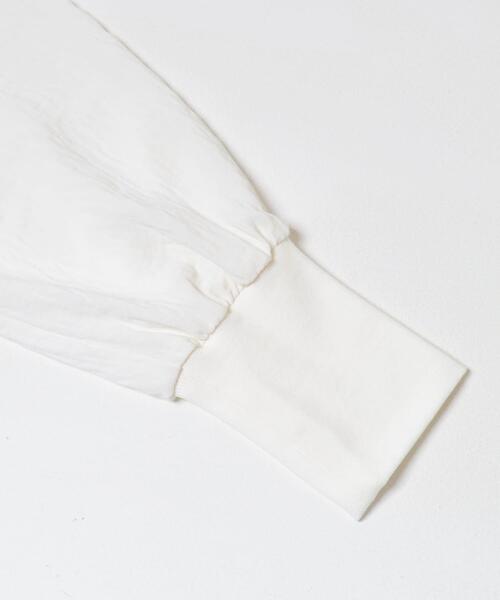 ITEMS URBANRESEARCH（アイテムズ アーバンリサーチ）の「リブドルマンブラウス（シャツ/ブラウス・レディース・ブラック/ホワイト/レッド系その他・FREE）」の12枚目の写真