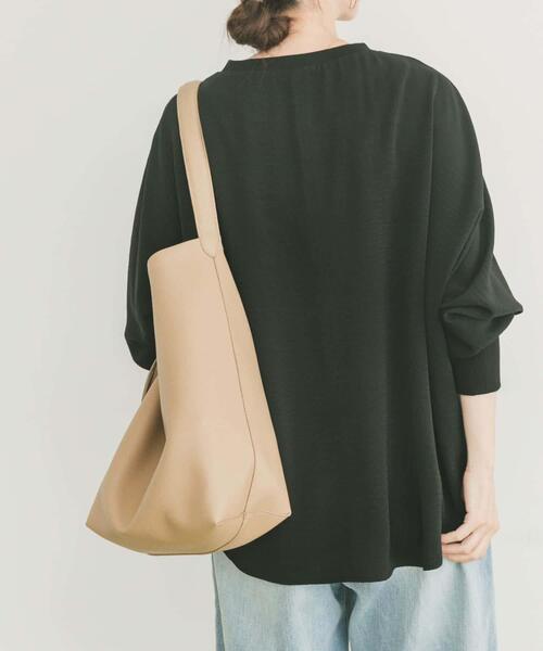 ITEMS URBANRESEARCH（アイテムズ アーバンリサーチ）の「リブドルマンブラウス（シャツ/ブラウス・レディース・ブラック/ホワイト/レッド系その他・FREE）」の10枚目の写真