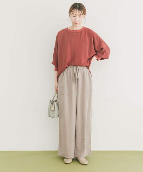 2点セット アーバンリサーチ リネンドルマンブラウス ＋アニエスベーTシャツ アセテートシアードルマンシャツ （シャツ・ブラウス