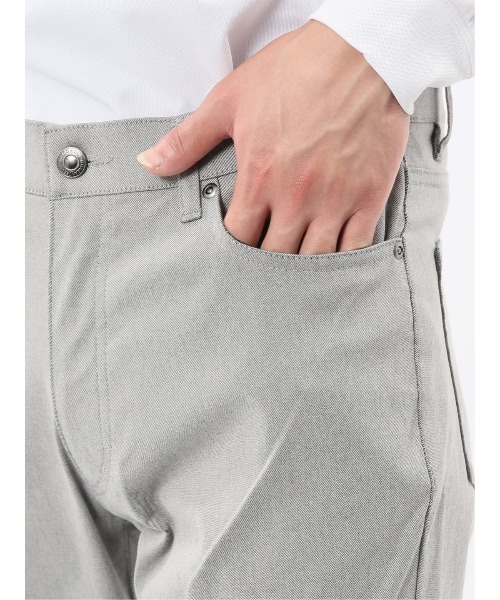 m.f.editorial(エムエフエディトリアル)の「クロス ストレッチ 抗菌防臭 スリム 5ポケット チノ パンツ ソラーロ メンズ(チノパンツ・メンズ・ライトグレー/ブラック/ネイビー/ボルドー・MEDIUM/LARGE/X-LARGE/3L/S)」の21枚目の写真