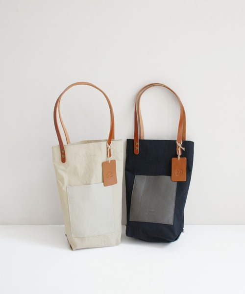 タイドウェイ（TIDEWAY）/NYLON LEATHER POCKET TOTE NYLON LEATHER POCKET TOTE（トートバッグ）｜TIDEWAY（タイドウェイ