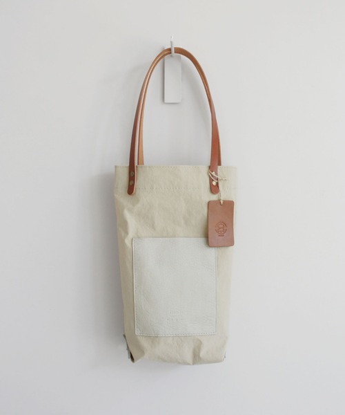 タイドウェイ（TIDEWAY）/NYLON LEATHER POCKET TOTE NYLON LEATHER POCKET TOTE（トートバッグ）｜TIDEWAY（タイドウェイ
