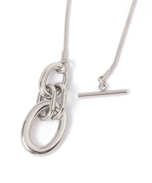 LEPSIM（レプシィム）の「ステンレスメガネネックレス　593611（ネックレス・レディース・シルバー・ONE SIZE）」の3枚目の写真