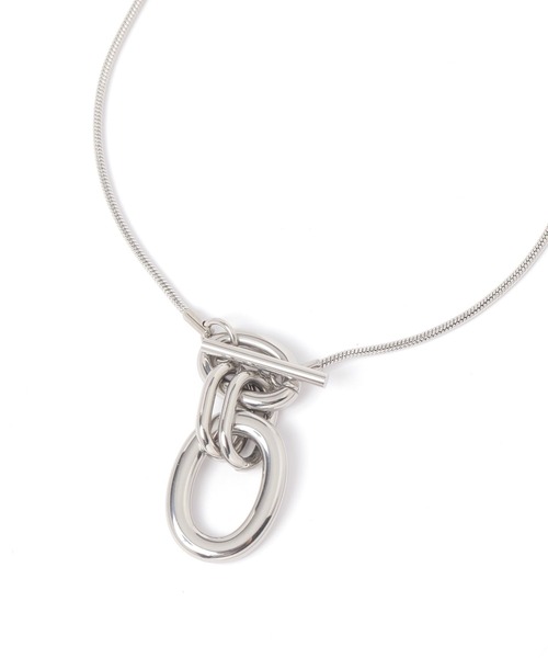 LEPSIM（レプシィム）の「ステンレスメガネネックレス　593611（ネックレス・レディース・シルバー・ONE SIZE）」の7枚目の写真