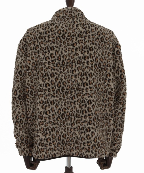 No Rain No Rainbow(ノーレインノーレインボー)の「mcg3701-leopard boa cardigan カーディガン(NR25W-03)(カーディガン/ボレロ・メンズ・レオパード/アニマル・S/M/L/XL)」の16枚目の写真