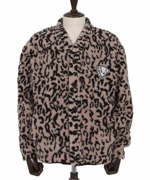 No Rain No Rainbow(ノーレインノーレインボー)の「mcg3701-leopard boa cardigan カーディガン(NR25W-03)(カーディガン/ボレロ・メンズ・レオパード/アニマル・S/M/L/XL)」の17枚目の写真