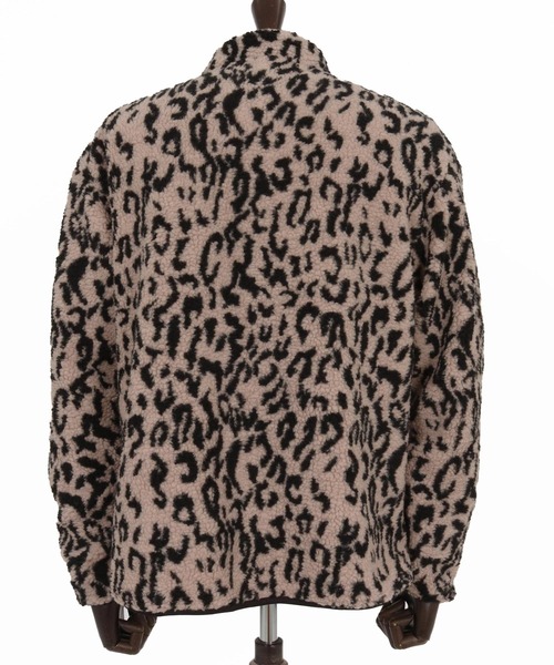 No Rain No Rainbow(ノーレインノーレインボー)の「mcg3701-leopard boa cardigan カーディガン(NR25W-03)(カーディガン/ボレロ・メンズ・レオパード/アニマル・S/M/L/XL)」の18枚目の写真