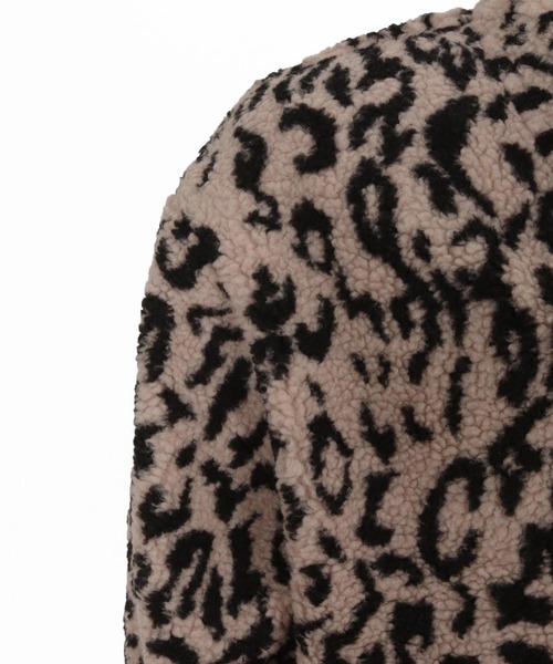 No Rain No Rainbow(ノーレインノーレインボー)の「mcg3701-leopard boa cardigan カーディガン(NR25W-03)(カーディガン/ボレロ・メンズ・レオパード/アニマル・S/M/L/XL)」の20枚目の写真