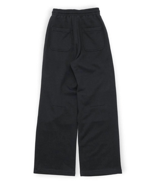 MATSUFUJI（マツフジ）の「【MATSUFUJI】 Wide Sweat Pants（スウェットパンツ・メンズ・ブラック・2/3）」の4枚目の写真