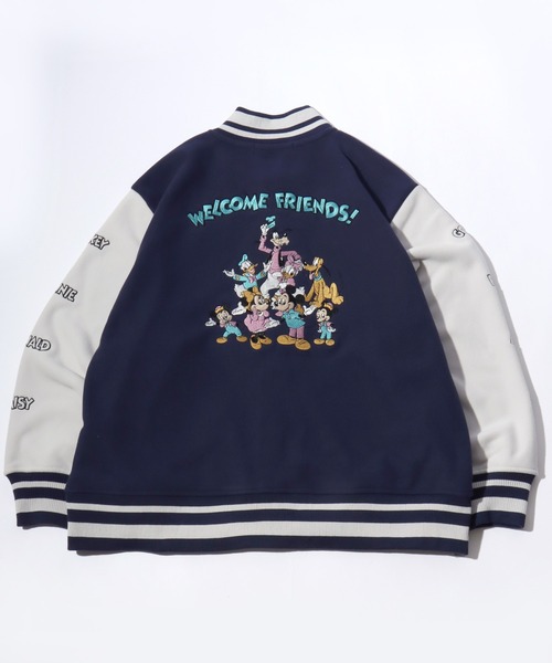 セール】Disney（ディズニー）フリース スウェット スタジャン/ライト