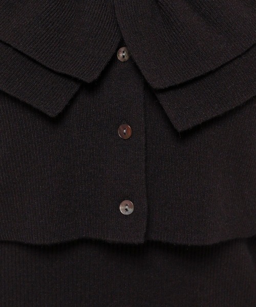 LOWRYS FARM(ローリーズファーム)の「フリル2PニットLS 577213(ニット/セーター・レディース・ブラック/ベージュ/ブラウン・FREE)」の15枚目の写真