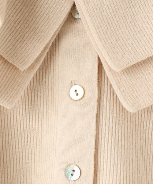 LOWRYS FARM(ローリーズファーム)の「フリル2PニットLS 577213(ニット/セーター・レディース・ブラック/ベージュ/ブラウン・FREE)」の16枚目の写真