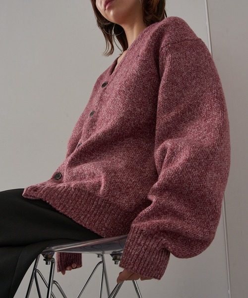 U.S. POLO ASSN.(ユーエスポロアッスン)の「【U.S. POLO ASSN.】ワンポイントロゴ ポニー刺繍 メランジカーディガン CARDIGAN(カーディガン/ボレロ・レディース・オートミール/グレー/ブラック/ネイビー/カーキ/ワイン・S/M/L)」の10枚目の写真