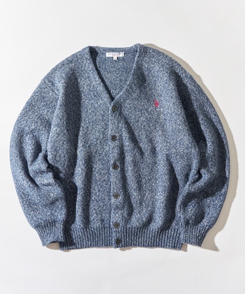 U.S. POLO ASSN.(ユーエスポロアッスン)の「【U.S. POLO ASSN.】ワンポイントロゴ ポニー刺繍 メランジカーディガン CARDIGAN(カーディガン/ボレロ・レディース・オートミール/グレー/ブラック/ネイビー/カーキ/ワイン・S/M/L)」の22枚目の写真