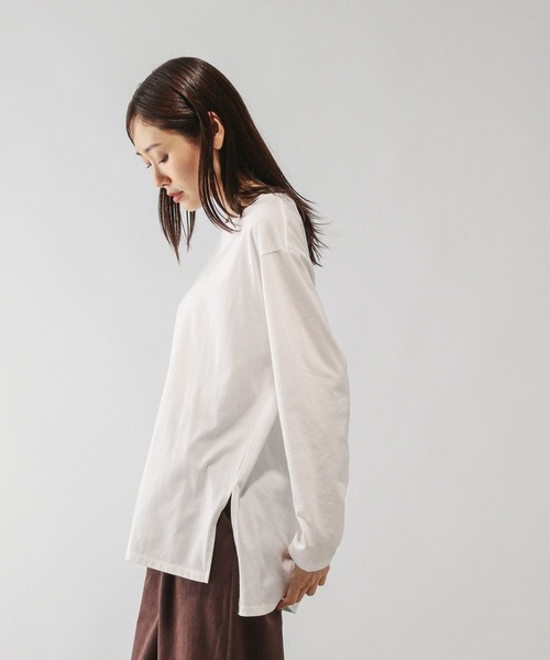 GLOBAL WORK(グローバルワーク)の「ヘビロッTEEアソートレイヤード/580890(Tシャツ/カットソー・レディース・ホワイト系1/ホワイト系2・REGULAR/SHORT)」の8枚目の写真