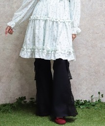 axes femme POETIQUE | サイドレースフレアデニムパンツ(デニムパンツ)