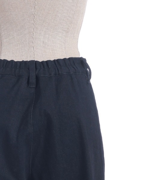 axes femme POETIQUE（アクシーズファムポエティック）の「サイドレースフレアデニムパンツ（デニムパンツ・レディース・インディゴブルー/ブラック・MEDIUM）」の14枚目の写真
