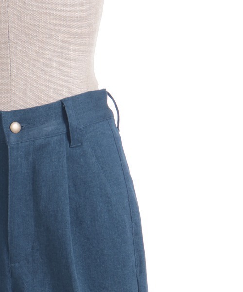 axes femme POETIQUE（アクシーズファムポエティック）の「サイドレースフレアデニムパンツ（デニムパンツ・レディース・インディゴブルー/ブラック・MEDIUM）」の18枚目の写真