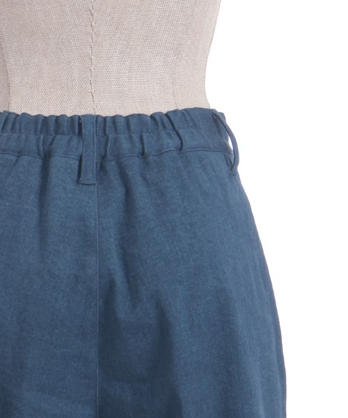 axes femme POETIQUE（アクシーズファムポエティック）の「サイドレースフレアデニムパンツ（デニムパンツ・レディース・インディゴブルー/ブラック・MEDIUM）」の22枚目の写真
