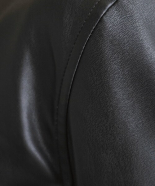 tk.TAKEO KIKUCHI（ティーケータケオキクチ）の「シングルレザー調ブルゾン（ブルゾン・メンズ・ブラック/ブラック系/ダークブラウン系・04/03/02）」の10枚目の写真