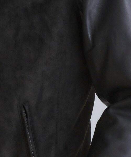 tk.TAKEO KIKUCHI（ティーケータケオキクチ）の「シングルレザー調ブルゾン（ブルゾン・メンズ・ブラック/ブラック系/ダークブラウン系・04/03/02）」の14枚目の写真