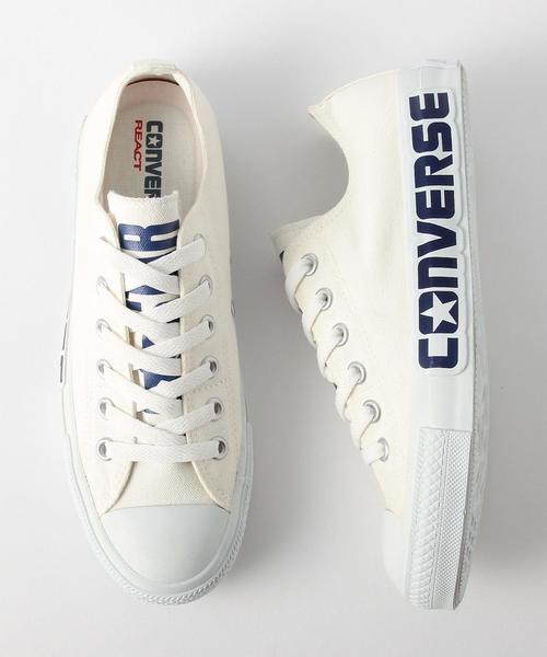 CONVERSE（コンバース）の「CONVERSE ビッグロゴスニーカー/CONVERSE BIGLOGO SRIP（スニーカー・レディース・ホワイト/ブラック・4/5/6h）」の2枚目の写真