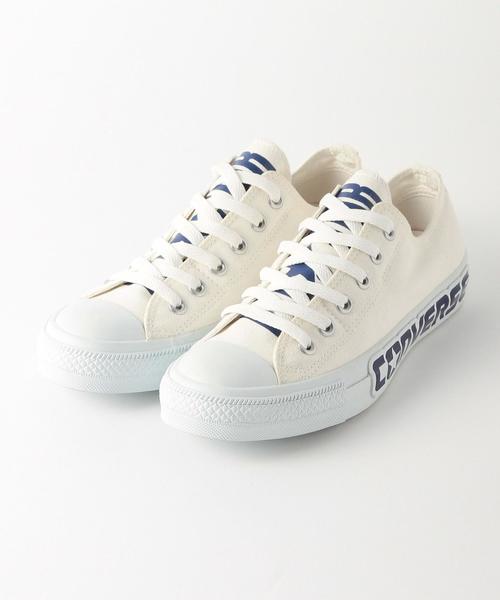 CONVERSE（コンバース）の「CONVERSE ビッグロゴスニーカー/CONVERSE BIGLOGO SRIP（スニーカー・レディース・ホワイト/ブラック・4/5/6h）」の3枚目の写真