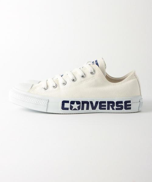 CONVERSE（コンバース）の「CONVERSE ビッグロゴスニーカー/CONVERSE BIGLOGO SRIP（スニーカー・レディース・ホワイト/ブラック・4/5/6h）」の4枚目の写真