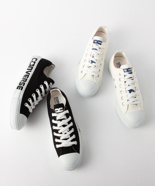 CONVERSE（コンバース）の「CONVERSE ビッグロゴスニーカー/CONVERSE BIGLOGO SRIP（スニーカー・レディース・ホワイト/ブラック・4/5/6h）」の9枚目の写真