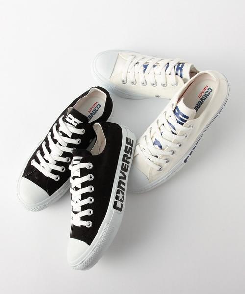 CONVERSE（コンバース）の「CONVERSE ビッグロゴスニーカー/CONVERSE BIGLOGO SRIP（スニーカー・レディース・ホワイト/ブラック・4/5/6h）」の10枚目の写真
