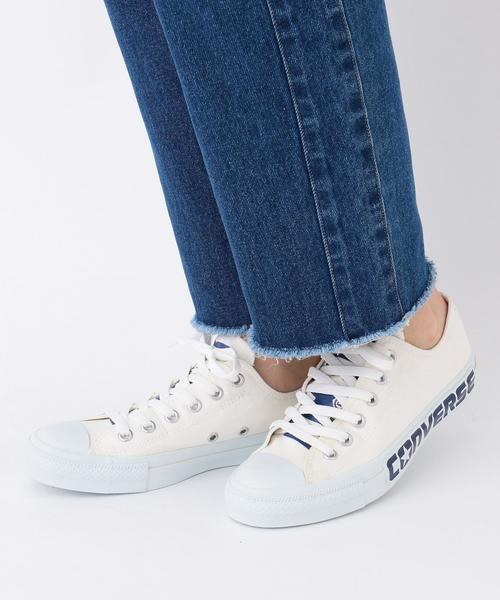 CONVERSE（コンバース）の「CONVERSE ビッグロゴスニーカー/CONVERSE BIGLOGO SRIP（スニーカー・レディース・ホワイト/ブラック・4/5/6h）」の11枚目の写真
