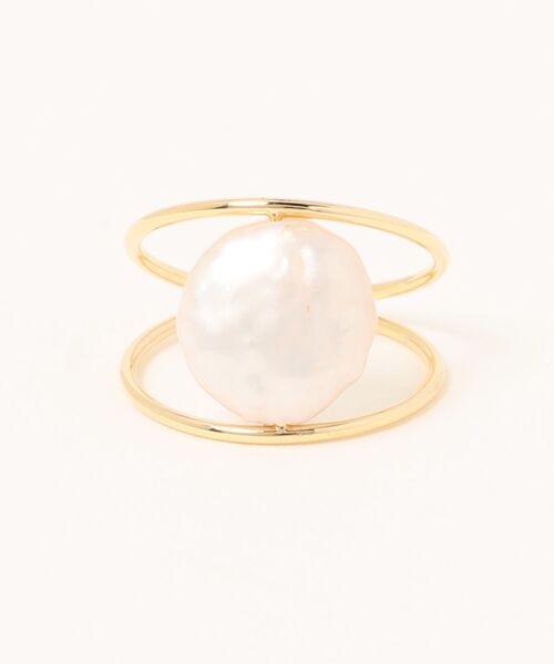 GGD SELECT(ジージーディー セレクト)の「タンスイパールリング(リング・レディース・ゴールド/ゴールド系その他・FREE)」の2枚目の写真
