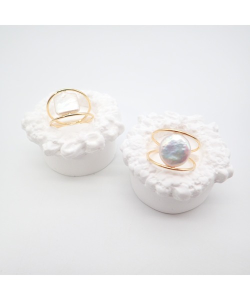 GGD SELECT(ジージーディー セレクト)の「タンスイパールリング(リング・レディース・ゴールド/ゴールド系その他・FREE)」の3枚目の写真