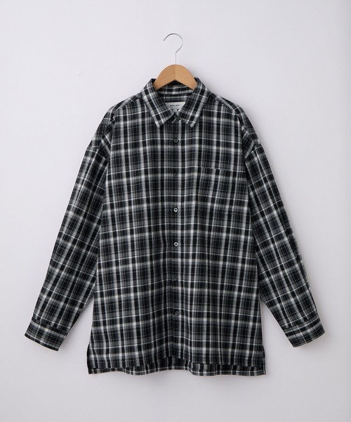 【好配色】希少60’s USA製オンブレネルシャツ レーヨンM Boxシルエット TOWNCRAFT タウンクラフト チェック シャツ 60S LOOP COLLAR SHIRTS