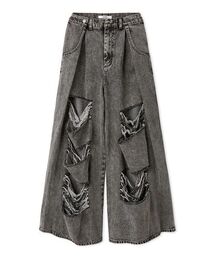 SNIDEL | ダメージデニムパンツ(デニムパンツ)