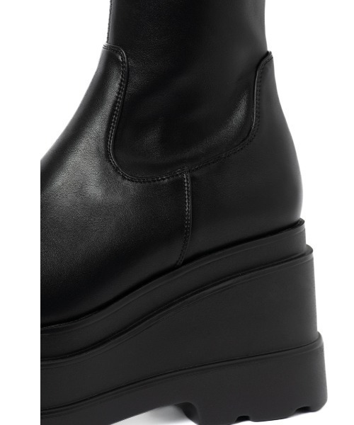 25AW新作】【R&E】トリプルソール厚底ストレッチロングブーツ（ブーツ