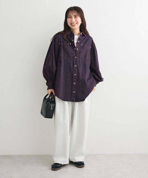 ELENCARE DUE(エレンカーレデュエ)の「・ELENCARE DUE コクーンイージーパンツ(その他パンツ・レディース・チャコールグレー/ホワイト系その他/ブラック/カーキ・FREE)」の22枚目の写真