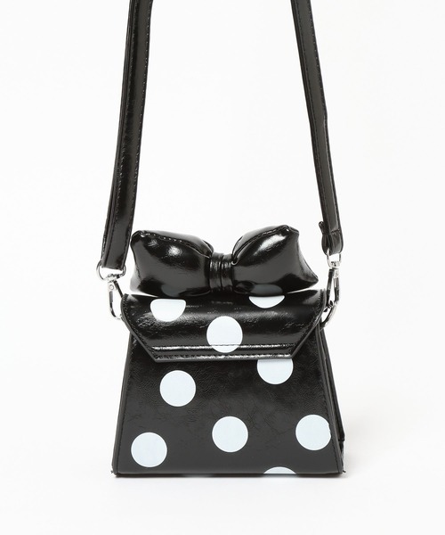 LOWRYS FARM（ローリーズファーム）の「ＦＬドットリボンＢＡＧ　587938（ショルダーバッグ・キッズ・レッド/ピンク/ホワイト/ブラック・FREE）」の20枚目の写真