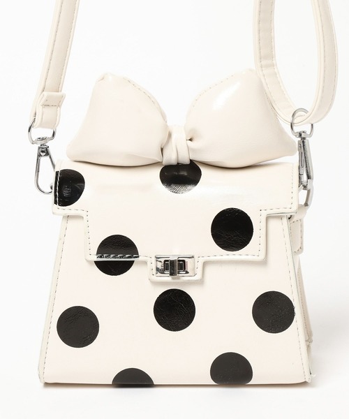 LOWRYS FARM（ローリーズファーム）の「ＦＬドットリボンＢＡＧ　587938（ショルダーバッグ・キッズ・レッド/ピンク/ホワイト/ブラック・FREE）」の16枚目の写真