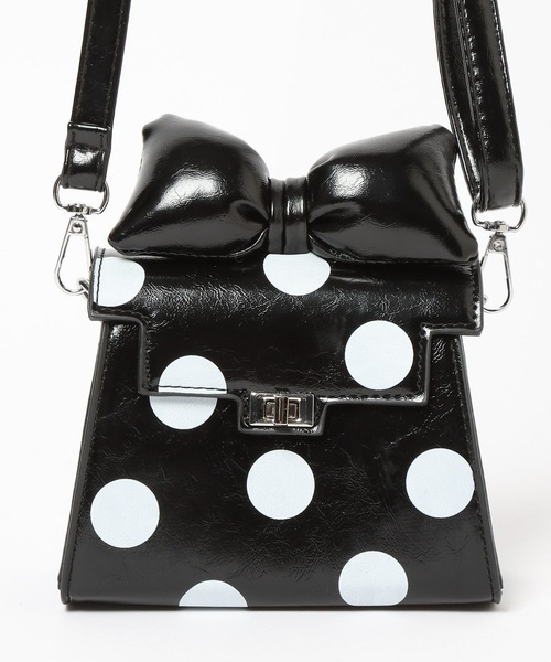 LOWRYS FARM（ローリーズファーム）の「ＦＬドットリボンＢＡＧ　587938（ショルダーバッグ・キッズ・レッド/ピンク/ホワイト/ブラック・FREE）」の7枚目の写真